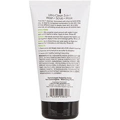 Garnier Carbón activado 3 en 1 exfolia suavemente para texturas finas.