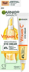 Garnier Contorno de Ojos Vitamina C 4% con textura refrescante para la mañana