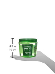 Garnier Fructis gel aporta acabado limpio y fresco.