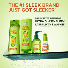 Garnier Fructis, aceite de argán en fórmula, suaviza el cabello seco.