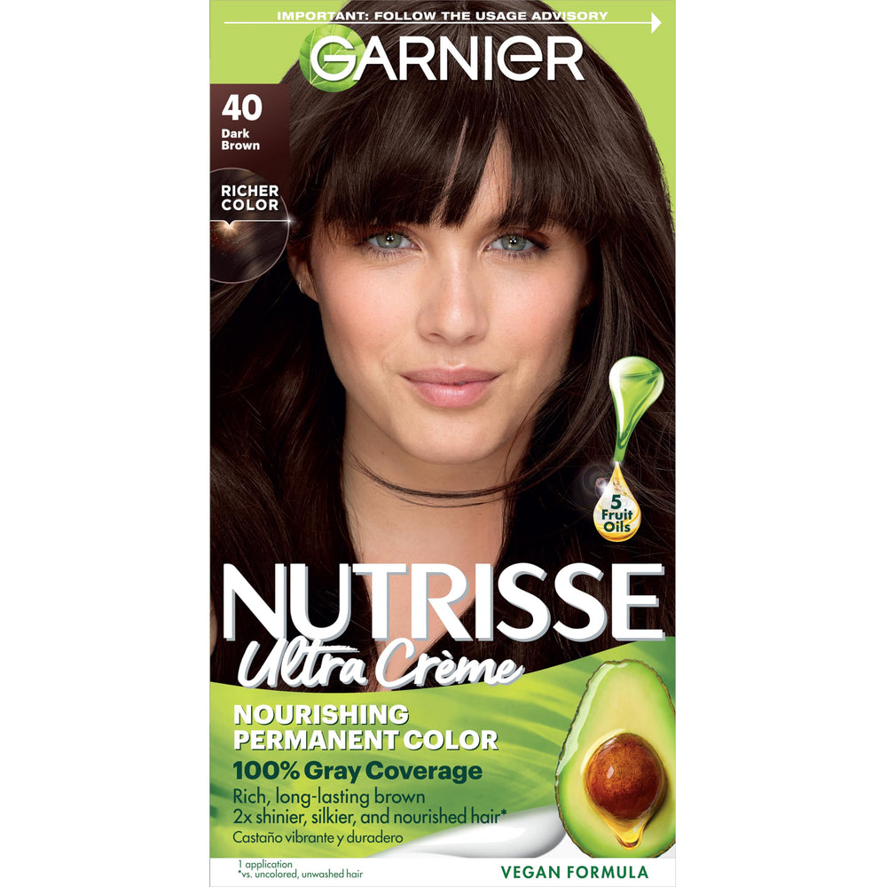 Garnier Nutrisse ampolla-aceite-fruta nutre durante la coloración.