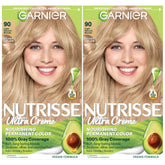 Garnier Nutrisse Tinte Blond Natural 90 Macadamia: rubio claro natural con nutrición.