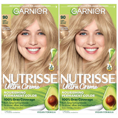 Garnier Nutrisse Tinte Blond Natural 90 Macadamia: rubio claro natural con nutrición.