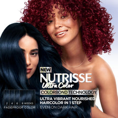 Garnier Nutrisse, aplicación de crema de tinte para un coloreado uniforme.