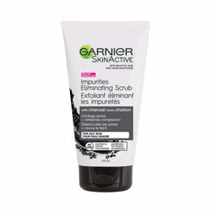 Garnier SkinActive exfoliante carbón en botella para limpieza profunda.