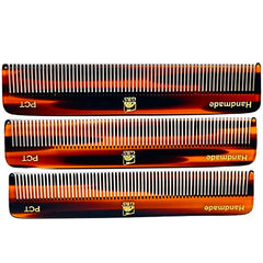 G.B.S GENTS PCT pack de 3 peines para uso en casa, oficina o viaje.