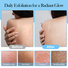 Ajuste de muñeca elástico para evitar deslizamientos durante la exfoliación.