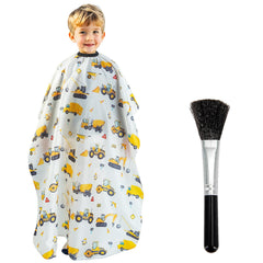Gealaek capa para niños con patrón de construcción, protección durante el corte.