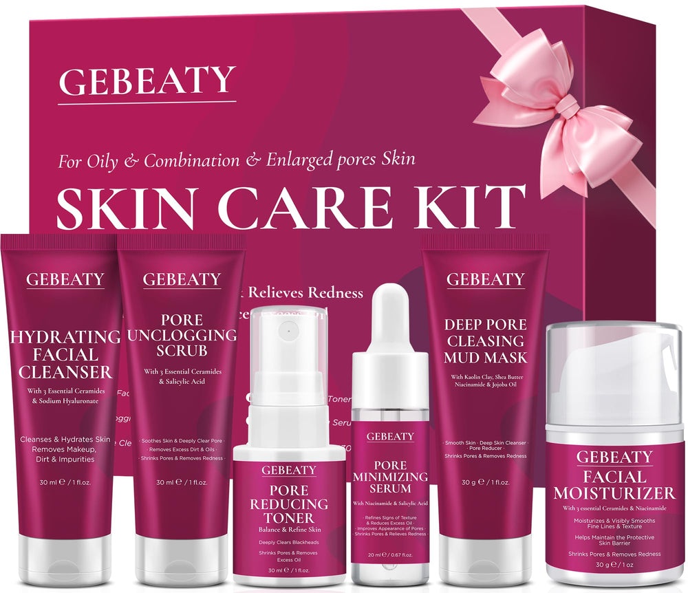 GEBEATY limpiador a base de agua limpia poros y deja sensación fresca.