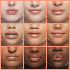 GECOMO Aceite Brillo Labios, ingrediente natural con vitamina E para nutrición suave.