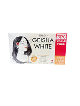 Geisha barra de limpieza, tres barras frente, limpieza suave.