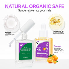 Gelike EC kit de manicura en casa, conjunto compacto para uso diario.