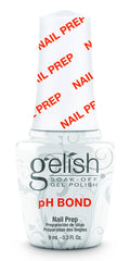 Gelish Mini pH Bond Nail Prep: vista frontal de la botella para preparación rápida de la adherencia