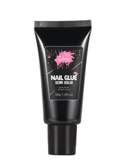 GELLAKTIK, aplicación rápida en primer plano, ideal para uñas postizas sin lámpara.