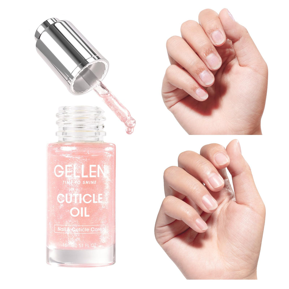 GELLEN Aceite Cutícula para crecimiento de uñas, nutre y fortalece.