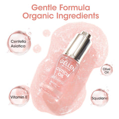 GELLEN Aceite para uñas con brillo natural y aspecto radiante.