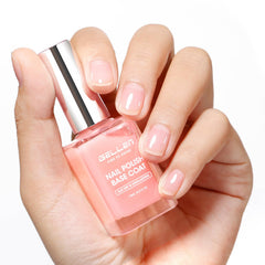 GELLEN base clara rosada lechosa: preparación suave para uñas naturales.