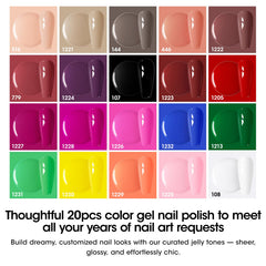 Gellen-capa-base: base suave para adherencia uniforme en uñas gel.