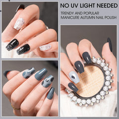 GELLEN Esmalte grafito para un look sofisticado y moderno.