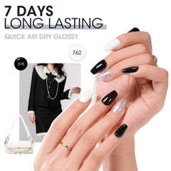 GELLEN Esmalte gris claro para estilo neutro y versátil.