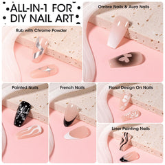 GELLEN black and white gel ideal for French nails and minimalist designs