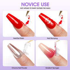 Gellen Latex Tape Protector de borde de uñas para un acabado limpio y definido.