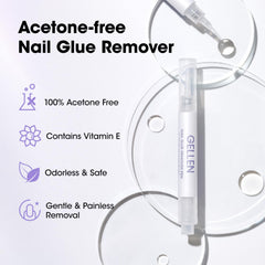 GELLEN removedor de uñas con vitamina E para nutrir tras la retirada.