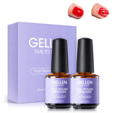 Gellen Removedor Gel: paquete de 2 piezas para quitar esmalte gel fácilmente en casa