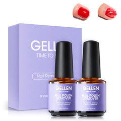 Gellen Removedor Gel: paquete de 2 piezas para quitar esmalte gel fácilmente en casa