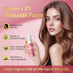 Minoxidil Foam de Gemächlich Zu Hause: textura ligera que se absorbe sin grasa