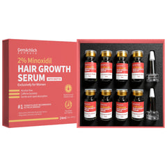 Flacon Minoxidil Gemächlich Zu Hause, application facile pour la routine capillaire.
