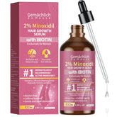 Gemächlich Zu Hause Minoxidil para mujeres, botella de 100 ml, favorece el crecimiento capilar potencial