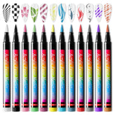 Gembityful kit de 12 colores para uñas con cobertura intensa.
