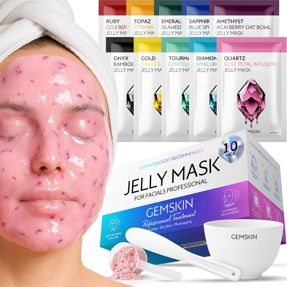 GEMSKIN: máscara hidrogel facial en conjunto para cuidado en casa