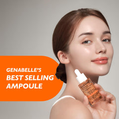 Genabelle PDRN Vita Toning Ampoule – perles vitamine pour une application fraîche et efficace.