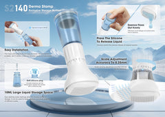 Derma Stamp Genérico control de flujo para distribuir el producto con precisión.