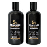 Champú Minoxidil de Generic, botella de 300 ml, limpieza suave para cuero cabelludo.