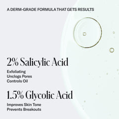 Geologie Acne Control con ácido salicílico para exfoliar poros