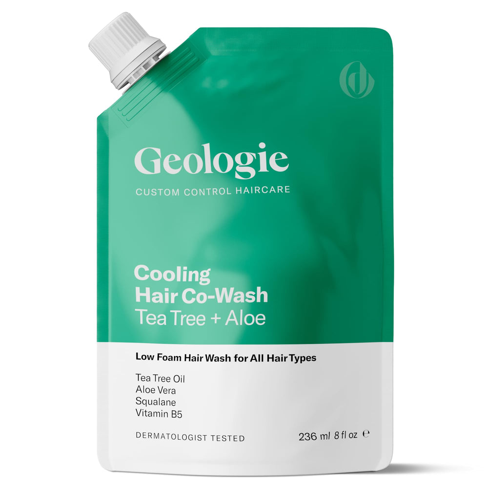 Geologie Cooling Co-Wash mentol refrescante para el cuero cabelludo.
