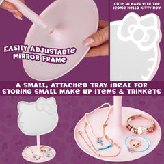 Get Trend Hello Kitty: espejo con iluminación táctil y base desmontable para escritorio