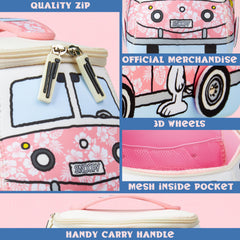 Get Trend Snoopy bolso skincare rosa, facilita llevar cuidados diarios.