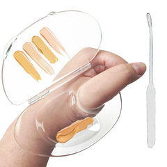 getpuchra paleta mezcla maquillaje transparente para base y pigmentos
