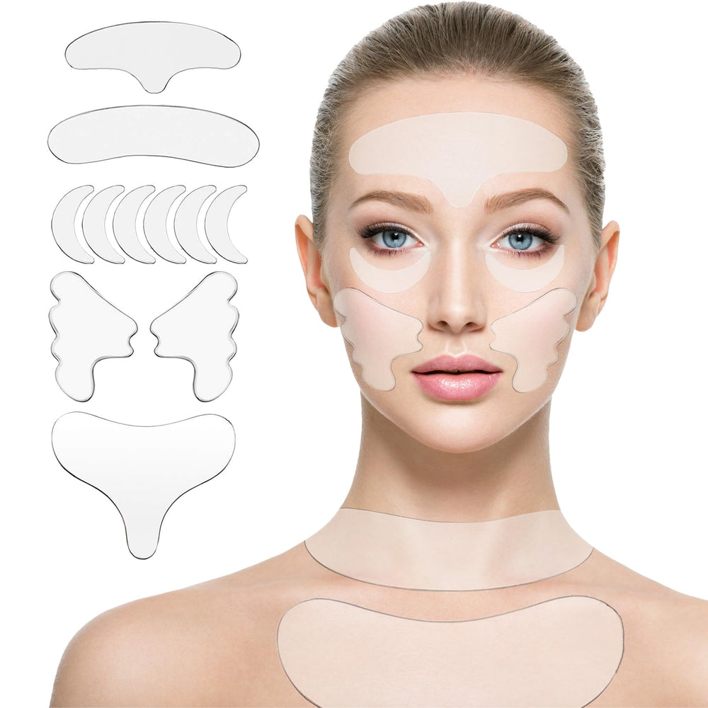 GETPUNA parches-arrugas-cuello para uso nocturno, suavizan las líneas del cuello
