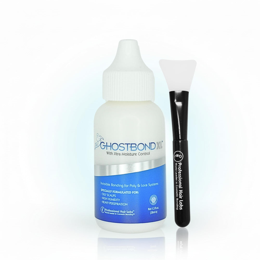 GHOSTBOND XL adhesivo 1-3oz para fijar pelucas de encaje con acabado invisible.