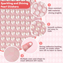 GIFOHAPY perlas autoadhesivas 5mm para scrapbooking y tarjetas