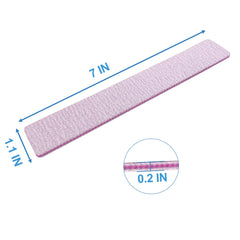 Lima rectangular ergonómica de GigaGround, diseño compacto para manicuras.