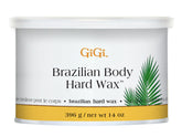 GiGi cera dura brasileña para cuerpo y bikini, depilación eficaz sin tiras.