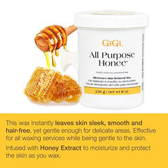 GIGI cera suave facial y corporal para piel suave y duradera.
