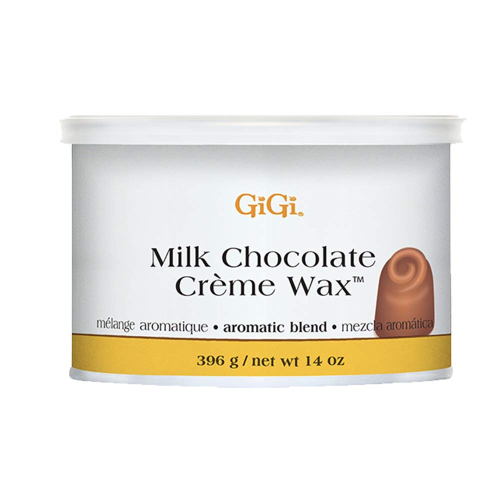 GIGI cera crema chocolate leche, envase práctico para casa
