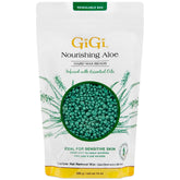 GIGI perlas de cera dura Aloe en envase práctico para depilación